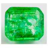 12.40 ct Natural Green Emerald w/ GGL Certificate