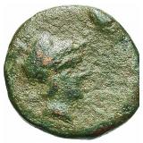 4th Century BC Aeolis Myrina Bronze Coin