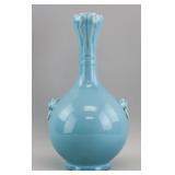 Chinese Porcelain Garlic Mouth Vase with Kangxi MK