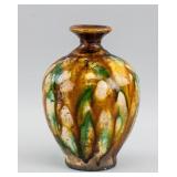Chinese Tang Sancai Style Pottery Vase