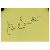 Frank Sinatra American Singer Autograph JSA