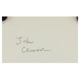 John Lennon Autograph Postcard Cut JSA Letter