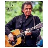 Johnny Cash Autographed Photograph JSA Letter