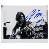 Neil Young Autographed Phtoograph JSA Certificate