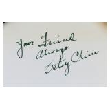Patsy Cline American Singer Cut Autograph JSA