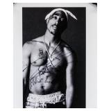 Tupac Shakur Autographed Photograph JSA