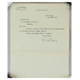 1919 L.W. Brown Letter for Smoky Oil Company Stock