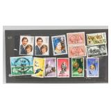 Sixteen Assorted British Stamps