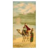 John Coulson British 1923 Oil on Board Orientalist