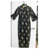 Chinese Republic Era Black Silk Cheongsam