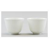 Chinese Pair of Ceramic Cups