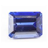 15.45ct Emerald Cut Blue Natural Sapphire GGL
