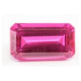 18.25ct Emerald Cut Pink Natural Danburite GGL