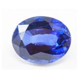 12.05ct Oval Cut Blue Natural Sapphire GGL
