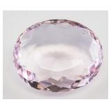 89.30ct Oval Cut Pink Natural Amethyst GGL