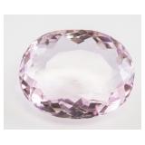 100.00ct Oval Cut Pink Natural Amethyst GGL