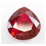 37.95ct Pear Cut Red Natural Ruby GGL