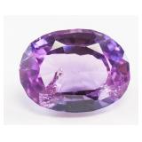 5.75ct Oval Cut Purple Natural Alexandrite GGL