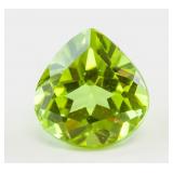 3.70ct Pear Cut Green Natural Sphene Titanite GGL