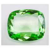 82.95ct Cushion Cut Green Natural Peridot GGL