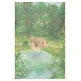 Signed C Springer Oil on Board Landscape