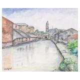 Albert Marquet French Watercolor Gouache Galerie M