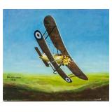 Ben Enwonwu Nigerian Modernist Oil on Board 1971