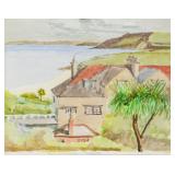 Winifred Nicholson British Watercolor "Falmouth"