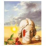 Rene Magritte Belgian Surrealist Oil on Canvas