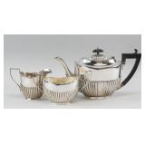 Silver-Plated Teapot Set of Three Made in England