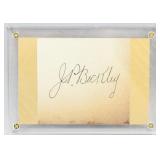 Jake Beckley 1867-1918 American Autograph Card