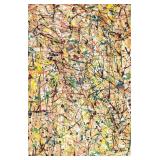 Jackson Pollock American Abstract Oil on Canvas