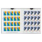 USA Stamps Breast Cancer and Skiing 1998