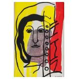 Fernand Leger French Cubist Oil on Canvas Portrait