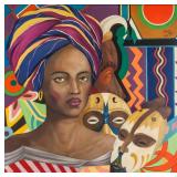 Lois Mailou Jones Harlem Renaissance Oil on Canvas