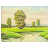 Max Slevogt German Impressionist Oil on Board