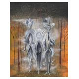Remedios Varo Spanish Surrealist Gouache on Paper