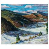 Igor Darr Canadian born 1959 School Oil on Canvas