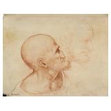 Boltraffio "Ultima Cena" Portrait Sketch of Man