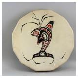 Derek Levac Woodland Artist Large Acrylic on Drum