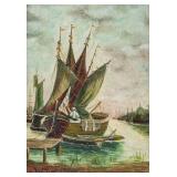 Signed W. A. Underhill Oil on Canvas Landscape