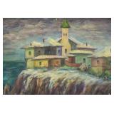 Jean Puy French Fauvist Oil on Board Landscape