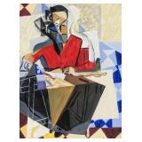 Gino Severini Italian Futurist Gouache on Paper