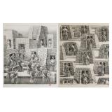 Zhang Minjie b.1959 Chinese Litho 2 PC 1990