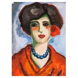 Kees van Dongen French Fauvist Gouache on Paper