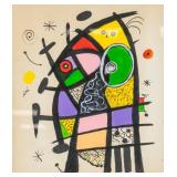Joan Miro Spanish Surrealist Gouache on Paper