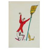 Sergio Tofano Italian Pop Ink on Paper