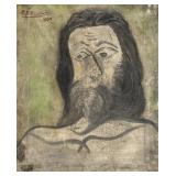Pablo Picasso Spanish Oil Higgins Gallery 1900