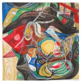 Xu Zhongfang Chinese Abstract Folk Art Painting