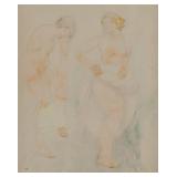 Auguste Rodin French Impressionist WC and Pencil